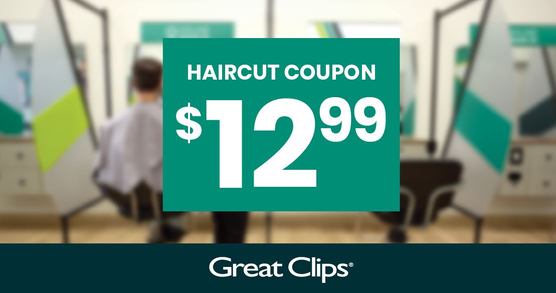 $12.99 Great Clips Coupon Code for Haircut