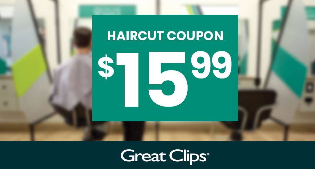 $15.99 Great Clips Coupon Code for Haircut