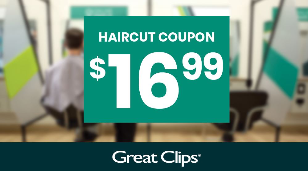 $16.99 Great Clips Coupon Code for Haircut